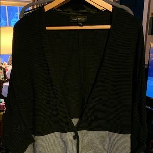 Lane Bryant Colorblock cardigan
